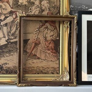 Vintage Brown and Gold Ornate Frame